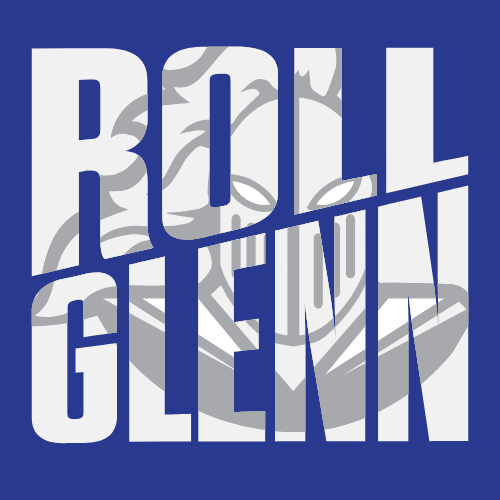 Knights - "Roll Glenn" Unisex Tri-Blend Wicking Long Sleeve Hoodie