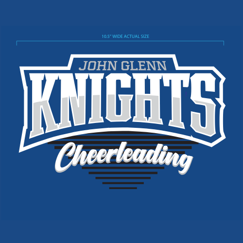 Knights - Cheerleading "Clubhouse" Posi-Charge Strive Tee