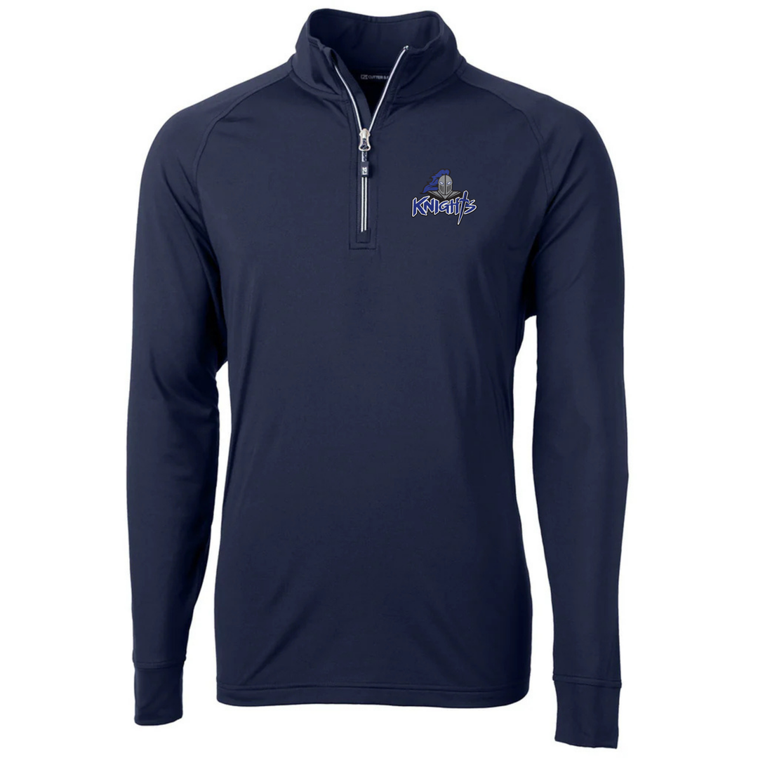 Knights - Cutter & Buck Eco Knit Stretch Recycled Mens Quarter Zip Pullover