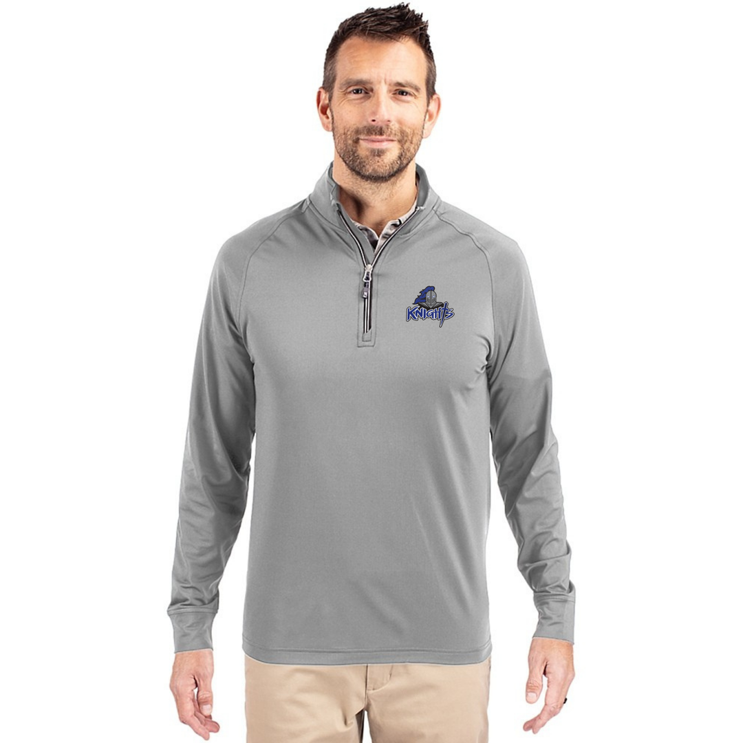 Knights - Cutter & Buck Eco Knit Stretch Recycled Mens Quarter Zip Pullover