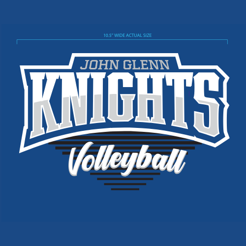 Knights - Volleyball "Clubhouse" Posi-Charge Strive Tee
